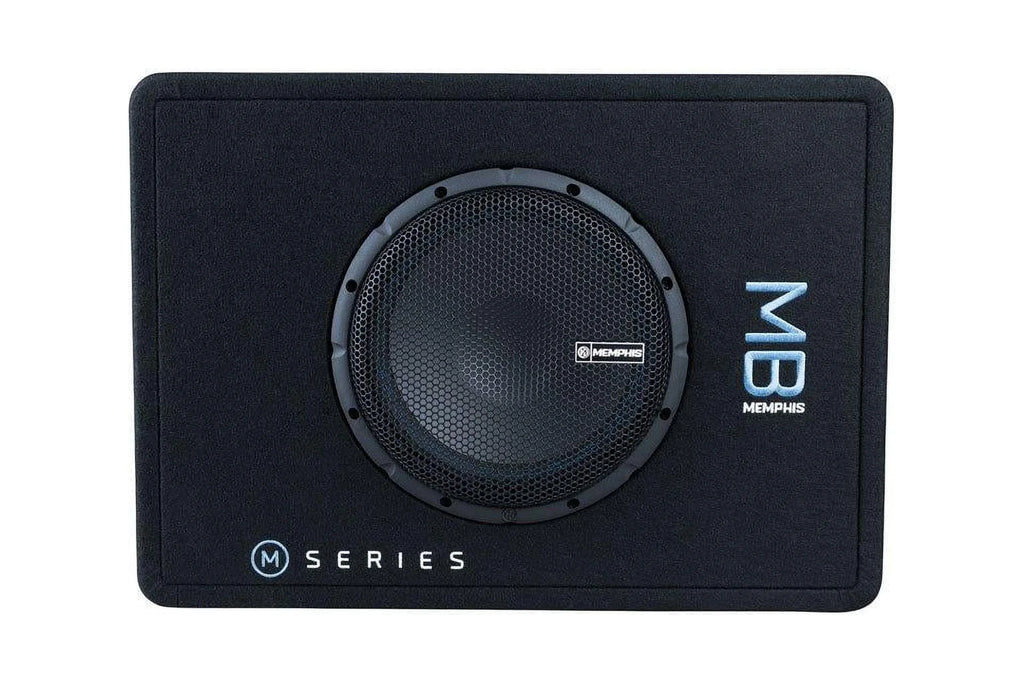 Memphis Audio MBE10SP 10 Inch 500W Amplified Subwoofer Single Bass System 2 Ohm