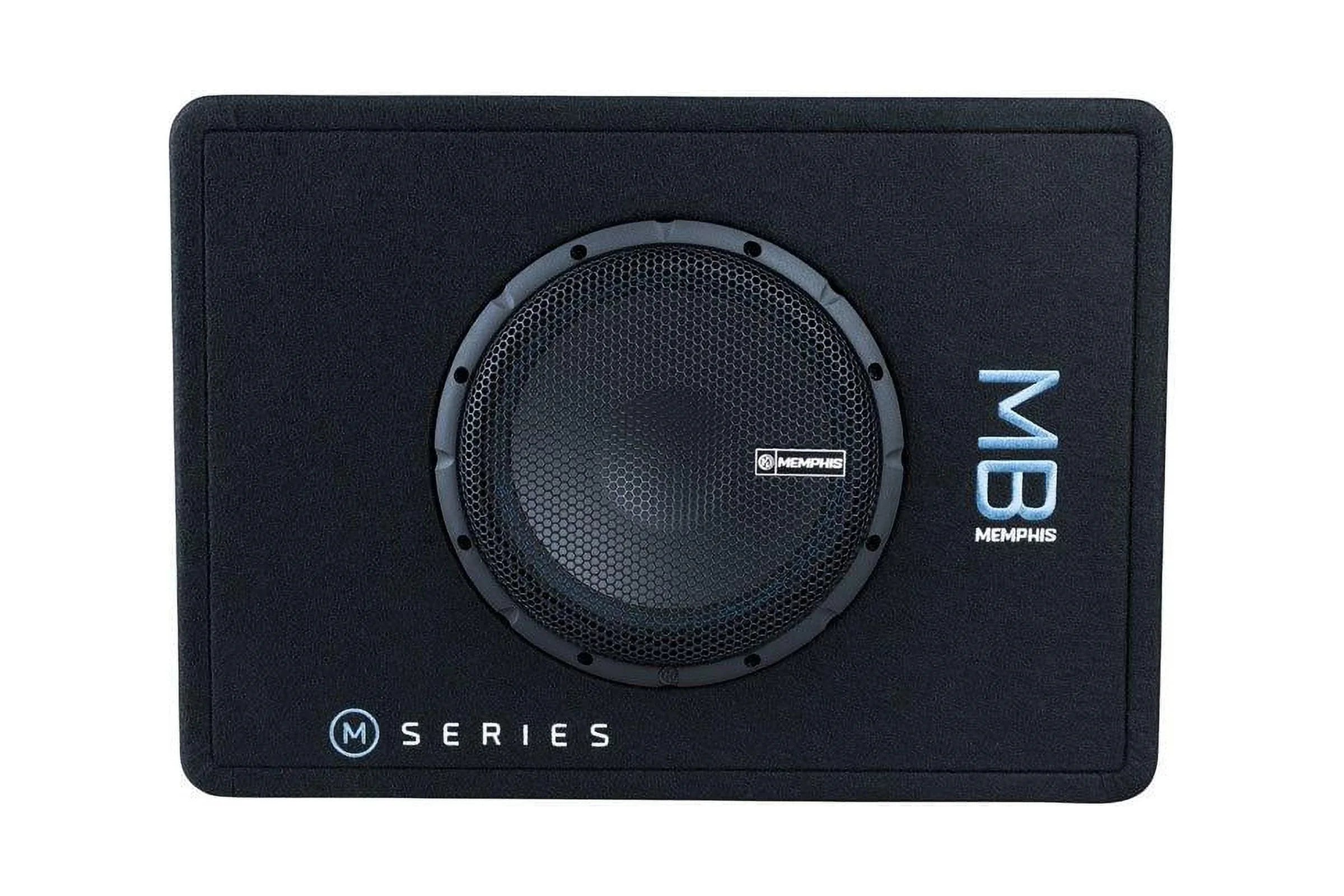 Memphis Audio MBE10SP 10 Inch 500W Amplified Subwoofer Single Bass System 2 Ohm