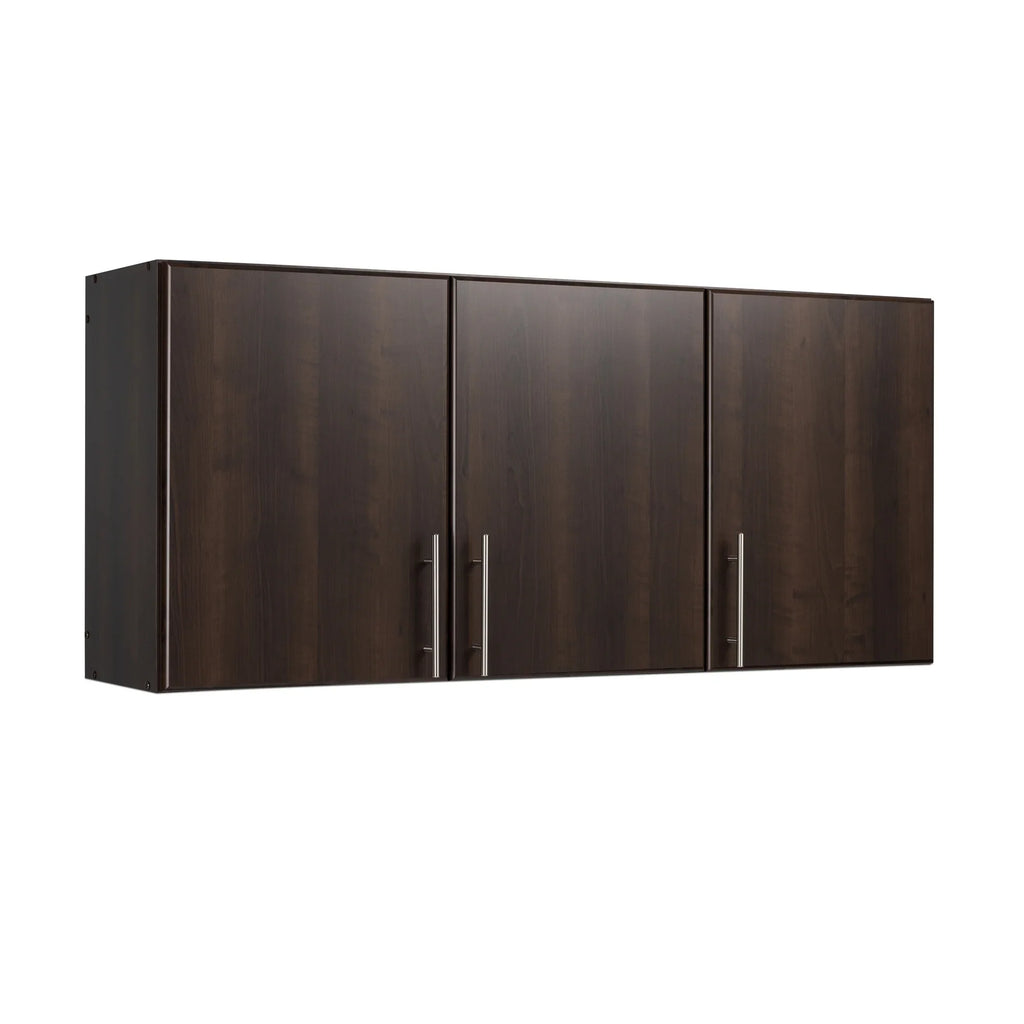 Prepac Elite Wall Cabinet, Versatile Adjustable Garage Wall Cabinet by Prepac, Tall 3-Door, 54"W x 24"H x 12"D, -5424, Espresso