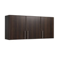 Prepac Elite Wall Cabinet, Versatile Adjustable Garage Wall Cabinet by Prepac, Tall 3-Door, 54"W x 24"H x 12"D, -5424, Espresso