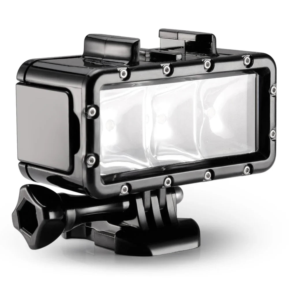 Opteka Goggles Scuba Diving Mask + Waterproof  Flash Light for GoPro HERO4, HERO3, HERO2 Black, Silver, Session, SJ6000, SJ4000 and Similar Action Cameras