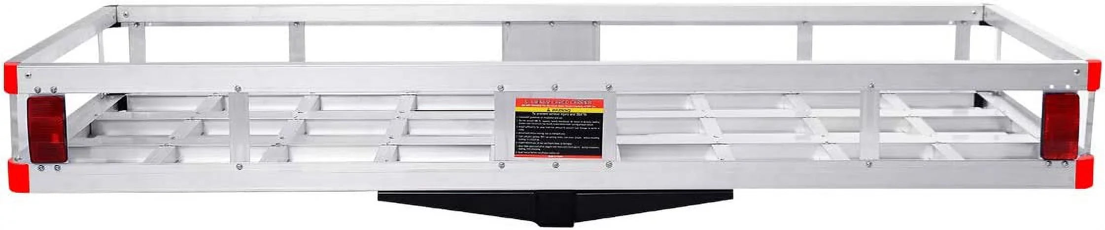 Hitch Cargo Carrier Fits 2” Receiver, 60” x 22” x 7” Mount Luggage Rack, Aluminum Trailer Vehicle Cargo Basket for , Truck, Car, 500LBS Capacity