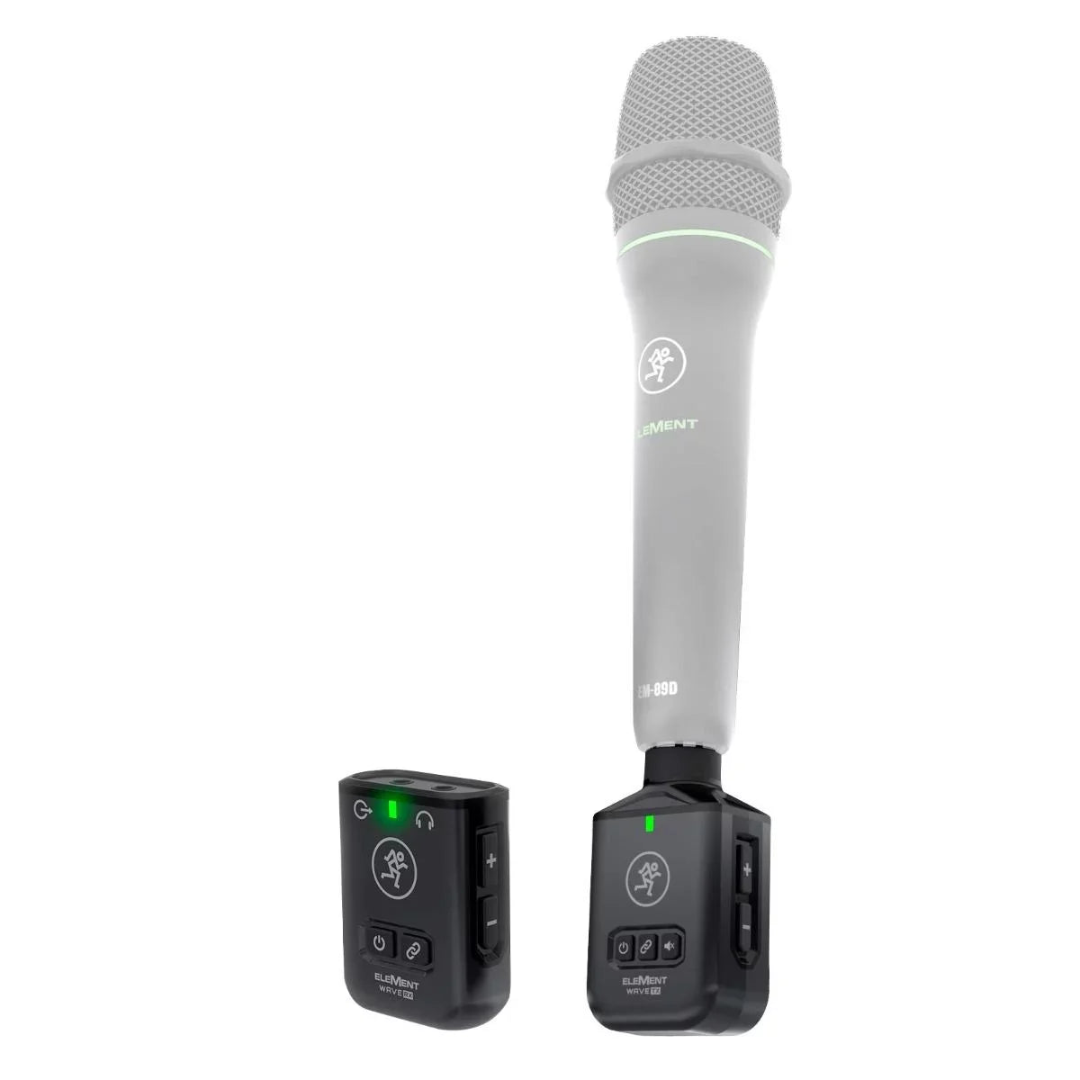 (2) Mackie EleMent Wave  Wireless Handheld Microphone Systems Duo Package