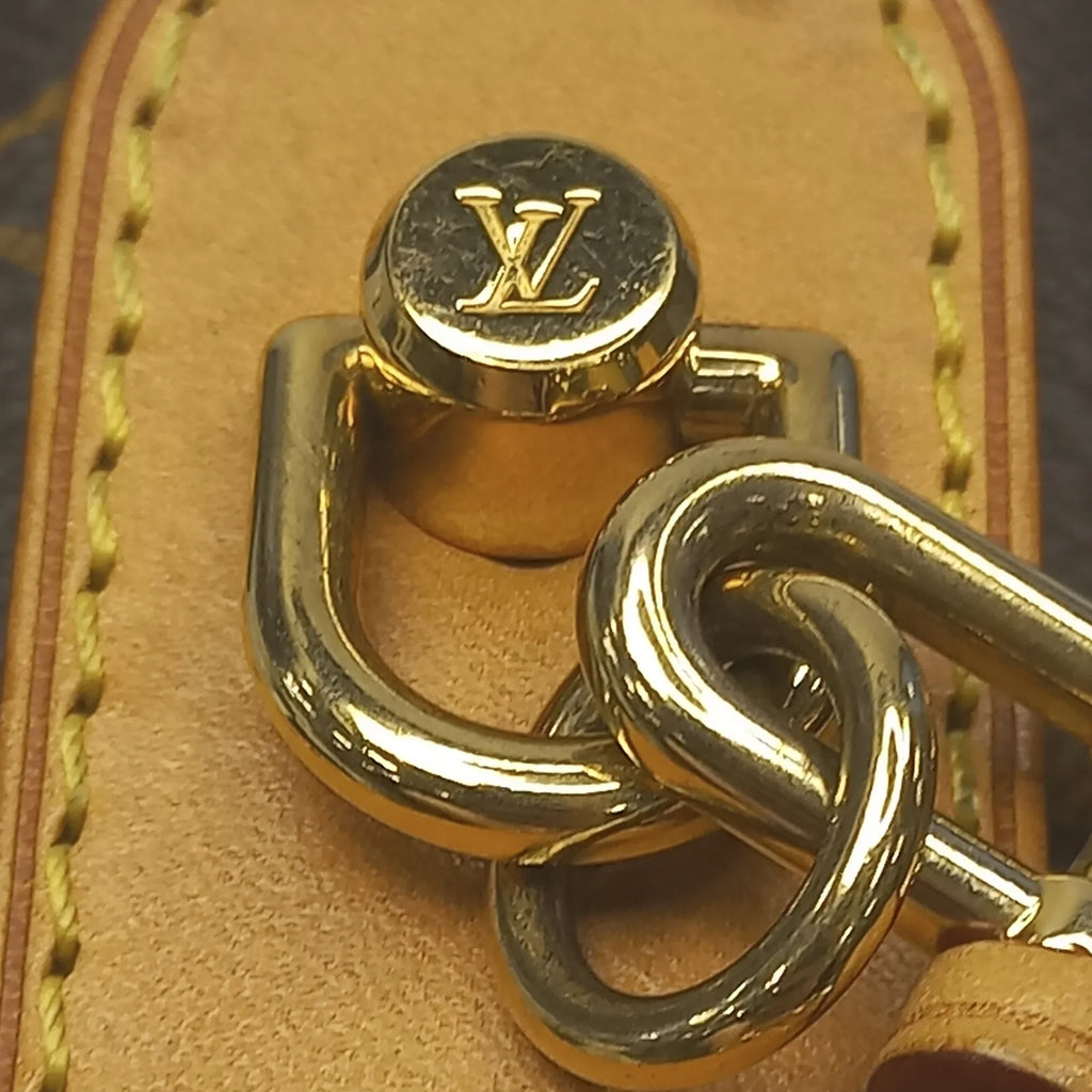Unisex Pre-Owned Authenticated Louis Vuitton Monogram Duffle Canvas Brown Bucket Bag DrawstringBag