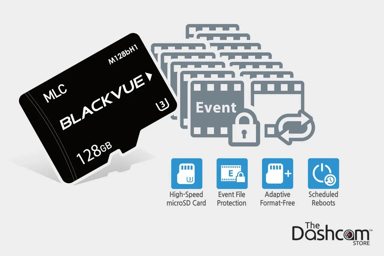 BlackVue DR900S-1CH Single Lens 4K  WiFi Cloud-Capable Dashcam w/ 128  Memory Card