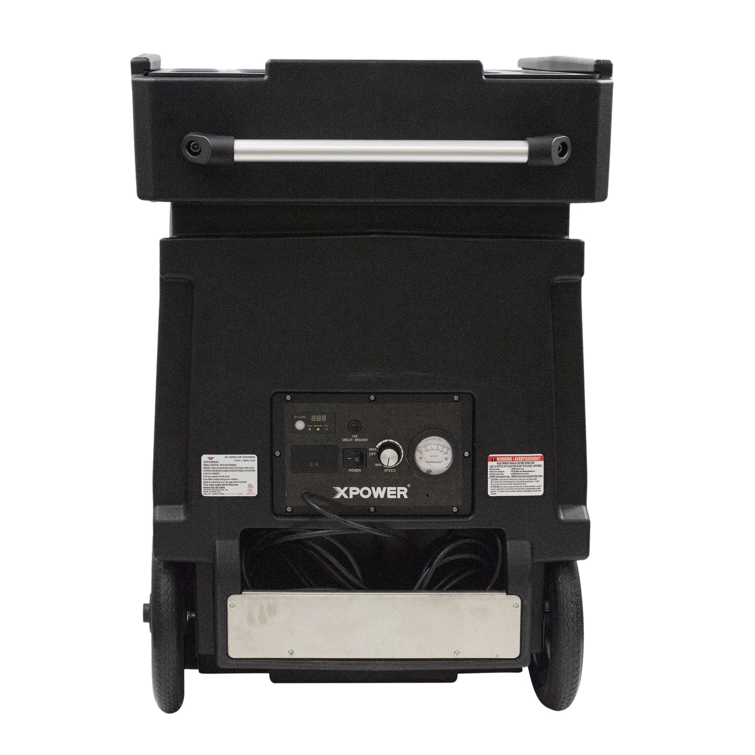 '-2500D  Commercial  Filtration Air Purification System, Industrial, Heavy Duty, Negative Air Machine, Air Scrubber with Variable Speed & Volume Control for Large Spaces
