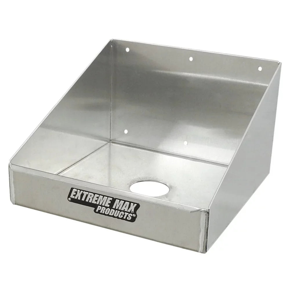 Extreme Max 5001.6032 Rag in a Box Aluminum Dispenser Storage Rack Organizer for Enclosed Race Trailer Shop Garage Storage