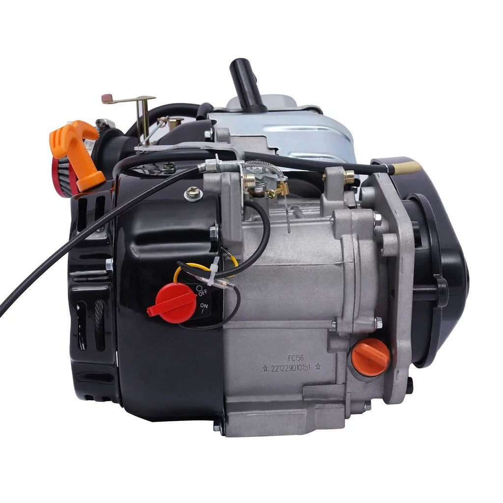 100cc 4 Stroke Bicycle Motor Kit Motorized Bicycle Engine Kit Single Cylinder Petrol Gas Motor Engine Kit, 44 Tooth Chain -156F