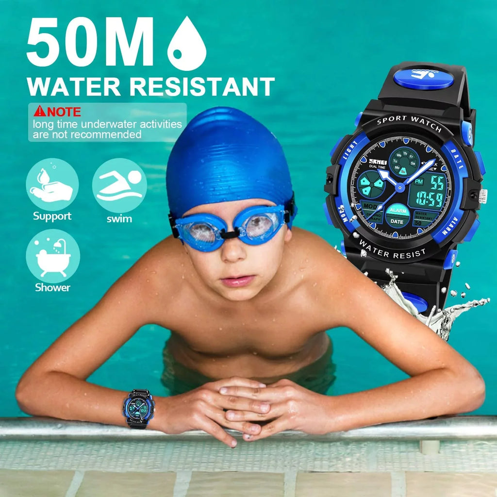 Multi Function Waterproof Watch for Kids - Kids Gifts