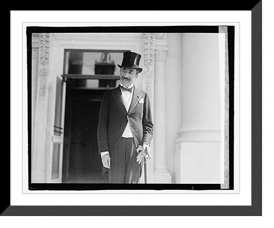 Historic Framed Print, Baron Cartier de Marchienne, 6/12/22, 17-7/8" x 21-7/8"