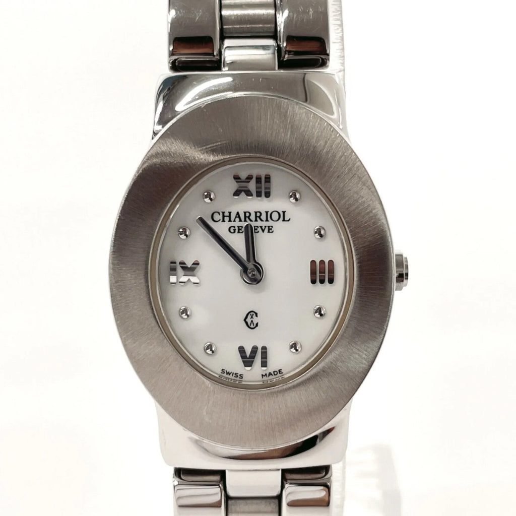 Pre-Owned Charriol Azzurro Watch Stainless Steel  AZURO300900 Women's Silver F3102467 (Good)