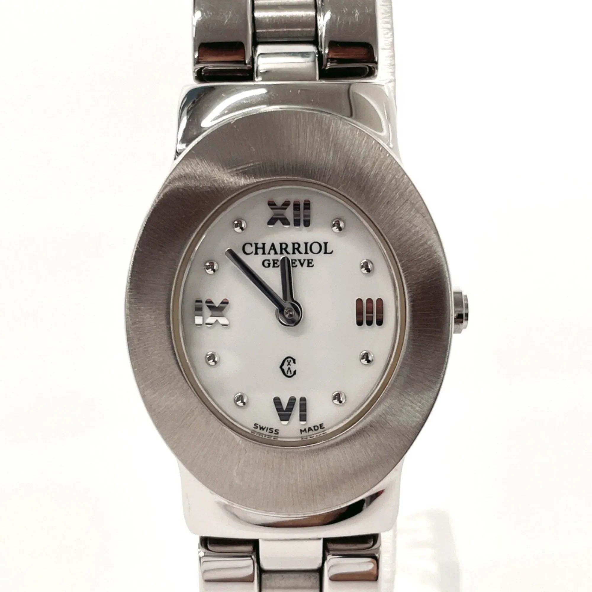 Pre-Owned Charriol Azzurro Watch Stainless Steel  AZURO300900 Women's Silver F3102467 (Good)