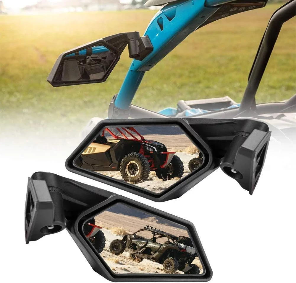 A &   Rear View Mirrors for Can-Am Maverick X3