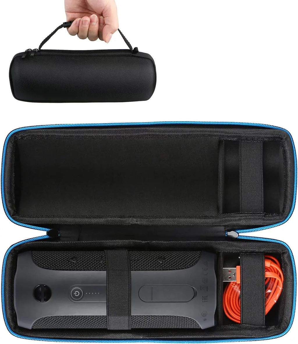 Charge 5 blue Portable Bluetooth Speaker w/Case