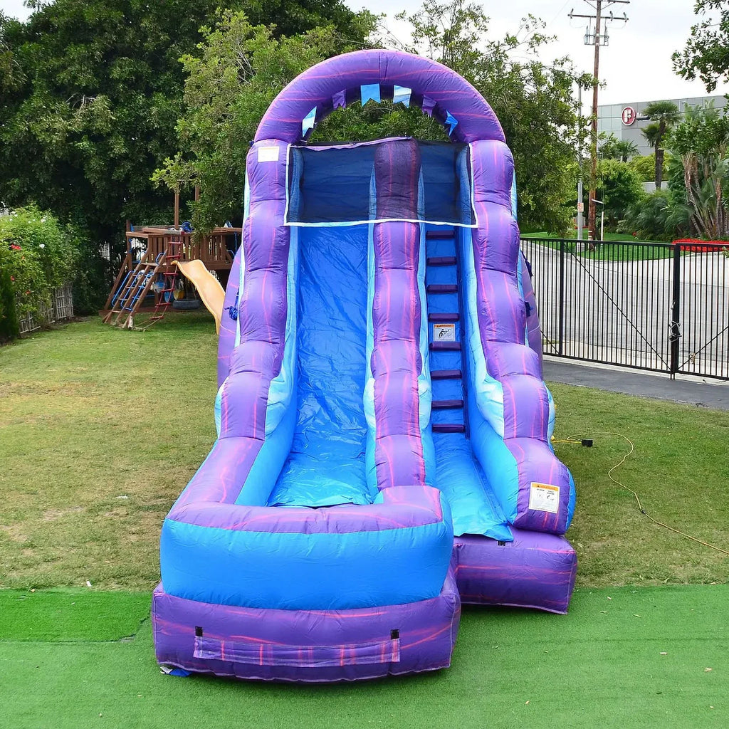 JumpOrange Commercial Grade Water Slide for Kids and Adults (with Blower), Cotton Candy