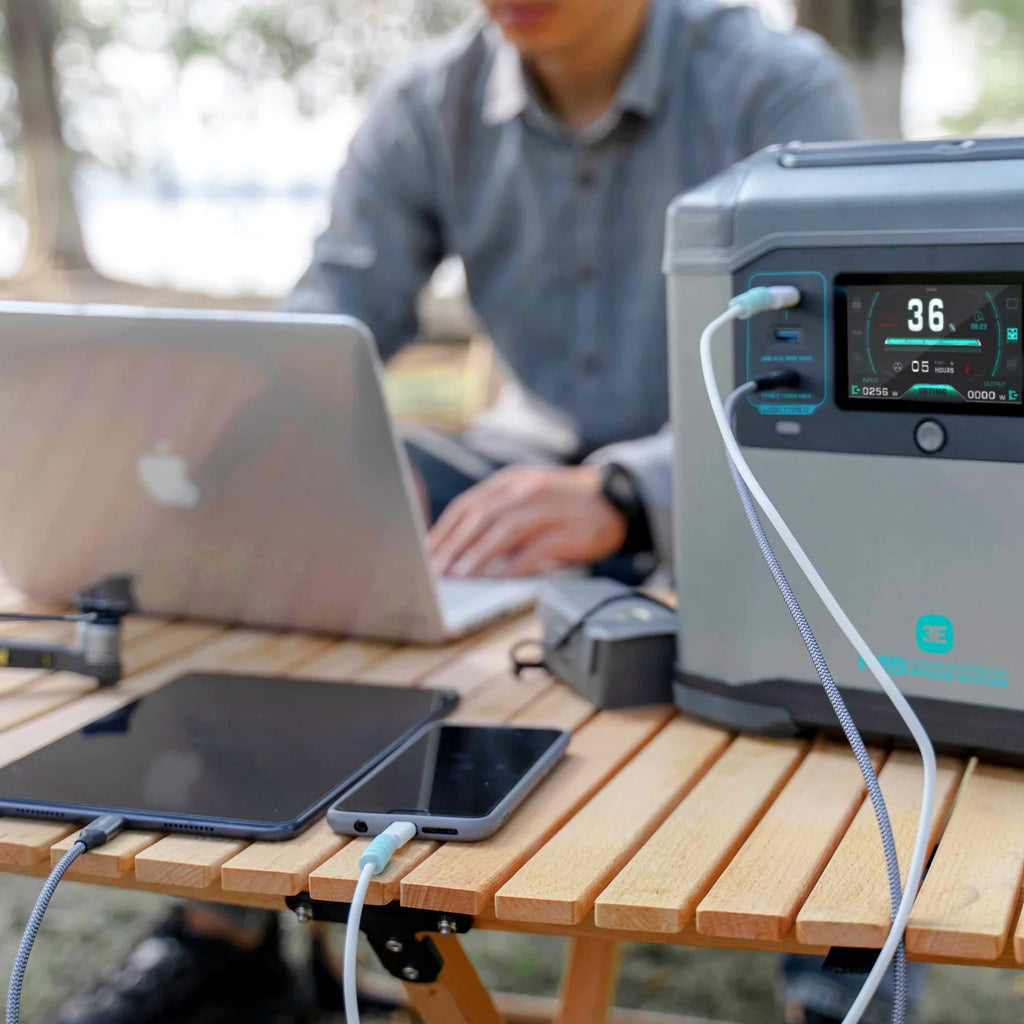 Portable Power Station 1008Wh,1500W Solar Generator Quick Charge, Charge up to 8 Devices,Backup Battery for Home Camping Emergency Use