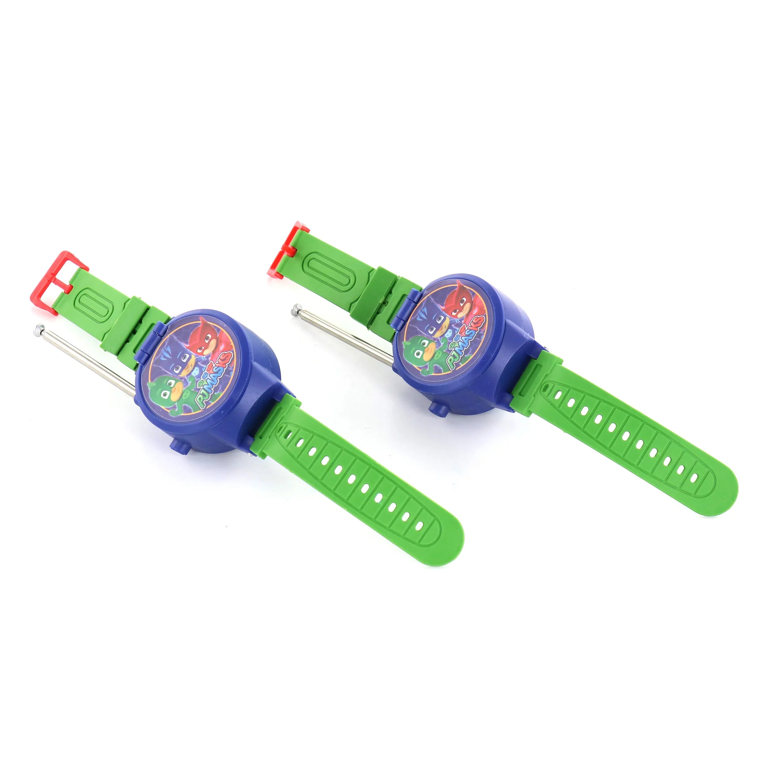Masks 2 Piece Wrist Walkie Talkie Set With Built in Watch