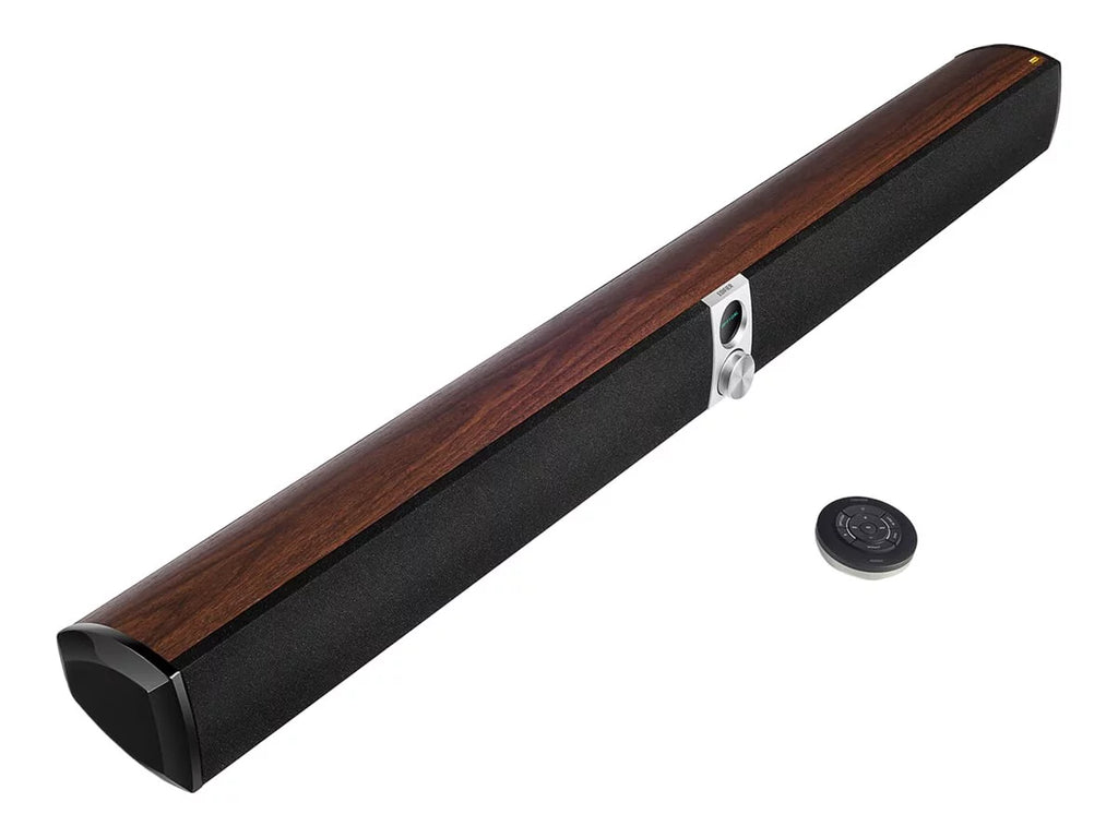 Edifier S50DB - Sound bar - wireless - Bluetooth - 88 Watt - 2-way - dark walnut (grille color - black)