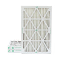 3 Pack of 16x24x2  13 Pleated 2" Inch Air Filters by Glasfloss. Actual Size: 15-1/2 x 23-1/2 x 1-3/4