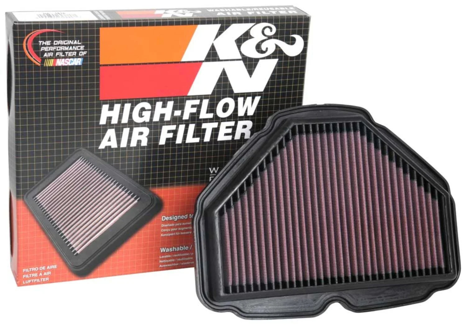 K&N Engine Air Filter: High Performance, Premium, Powersport Air Filter: 2018-2019  (GL1800 Gold Wing, Auto. , Tour, Tour Airbag Auto. ) -1818