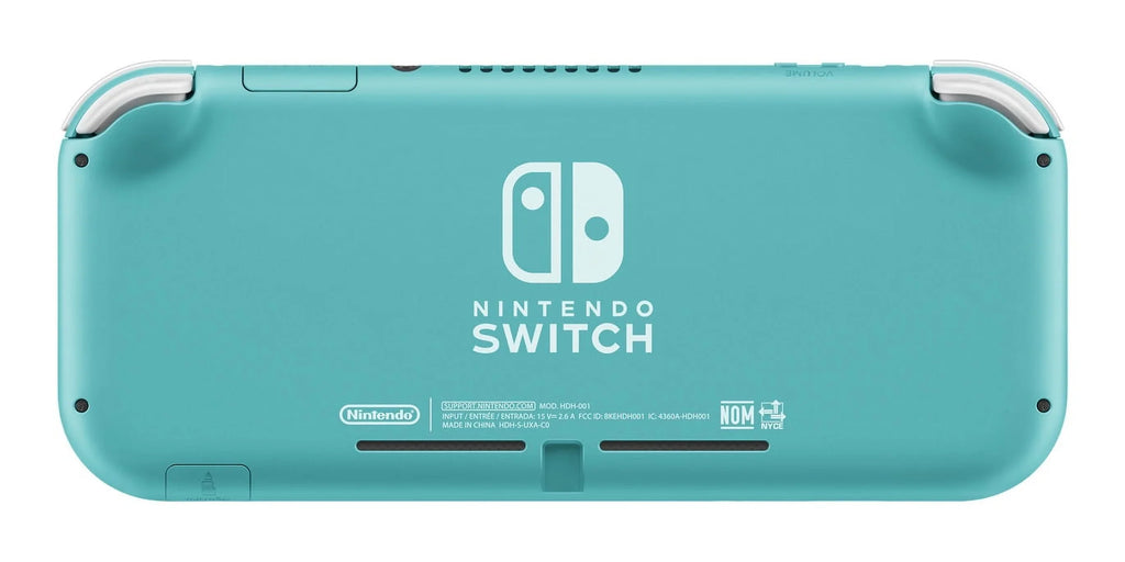 Nintendo Switch Lite (Turquoise) Bundle with 6Ave Cleaning Cloth + Luigi's Mansion 3