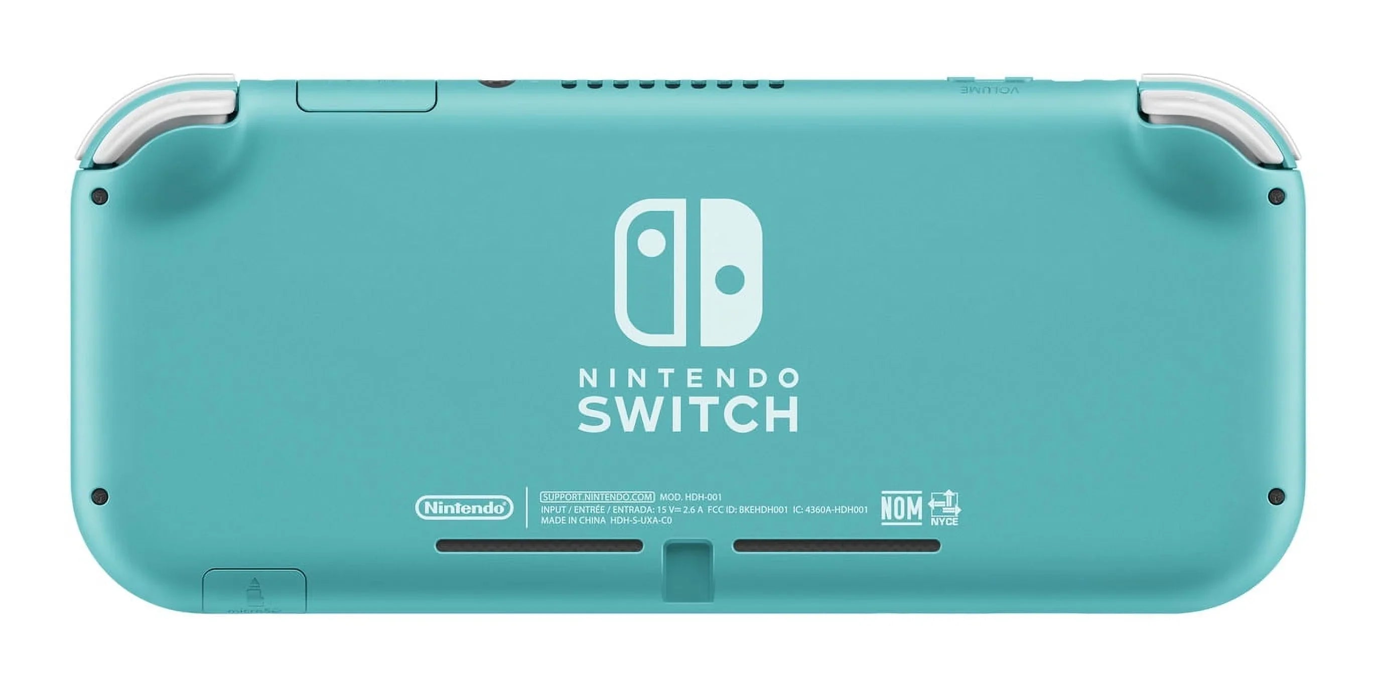 Nintendo Switch Lite (Turquoise) Bundle with 6Ave Cleaning Cloth + Luigi's Mansion 3