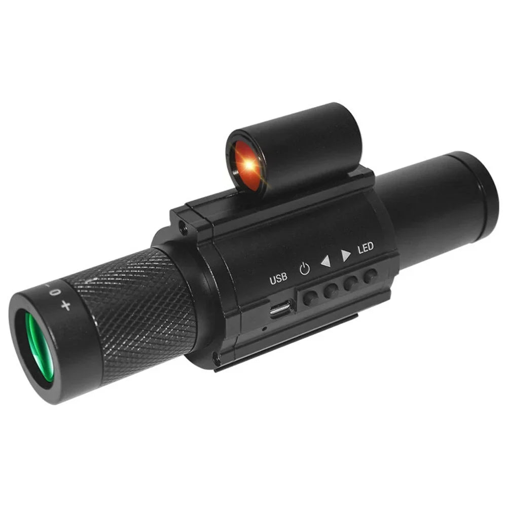 Portable Monocular Night-Visions Sight Device Day Night Use Telescopes 1.54inch Display Photo Taking Video Recording Infrared Digital Video Camera for Fishing Boating Wildlife Observation