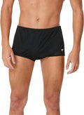 Speedo Men's Poly Mesh Square Leg Training Suit, Black, 32