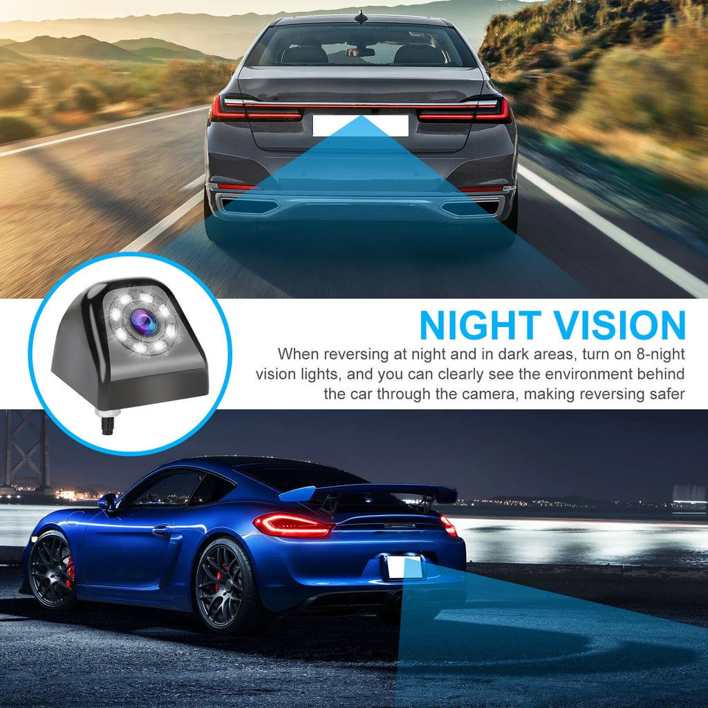 170°  8LED Car Rear View Backup Parking Reverse Camera Night Vision Waterproof