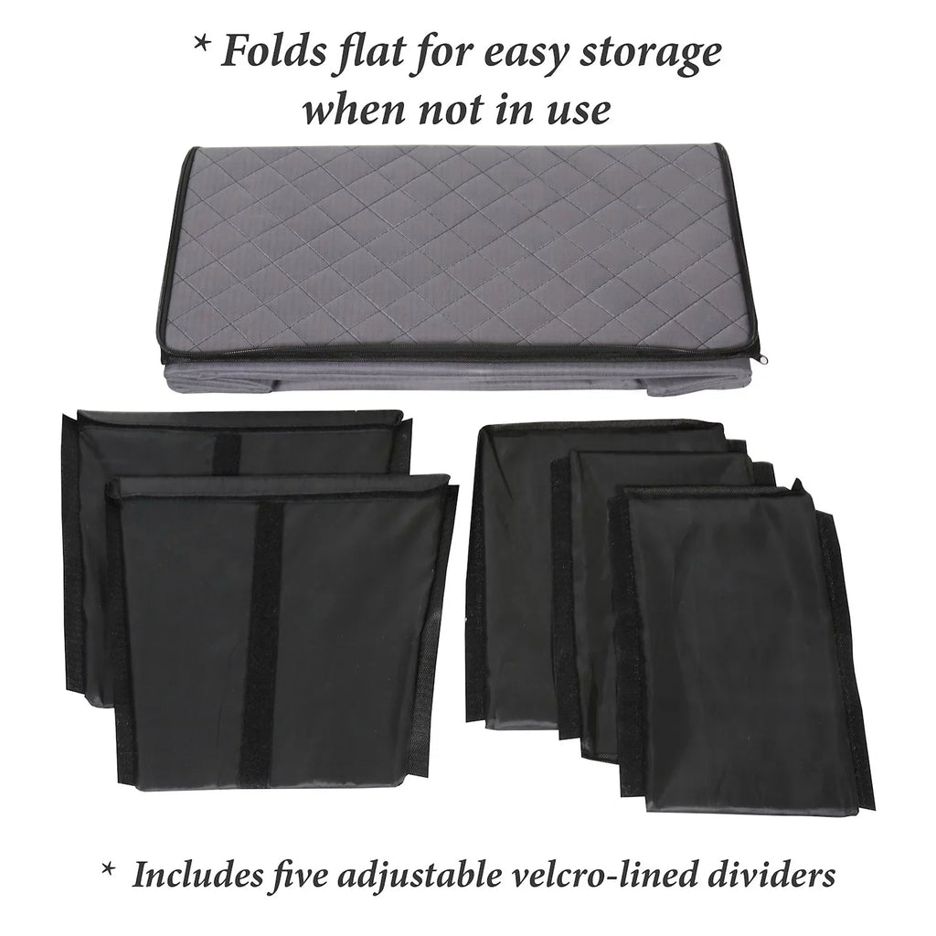 Imports Dog Car Back Seat Extender Safer More Comfortable Back Seat Platform and Storage Black