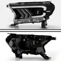 9050695 Sequential  Bar Projector  Headlights for 2019-2022 Ford Ranger, Black
