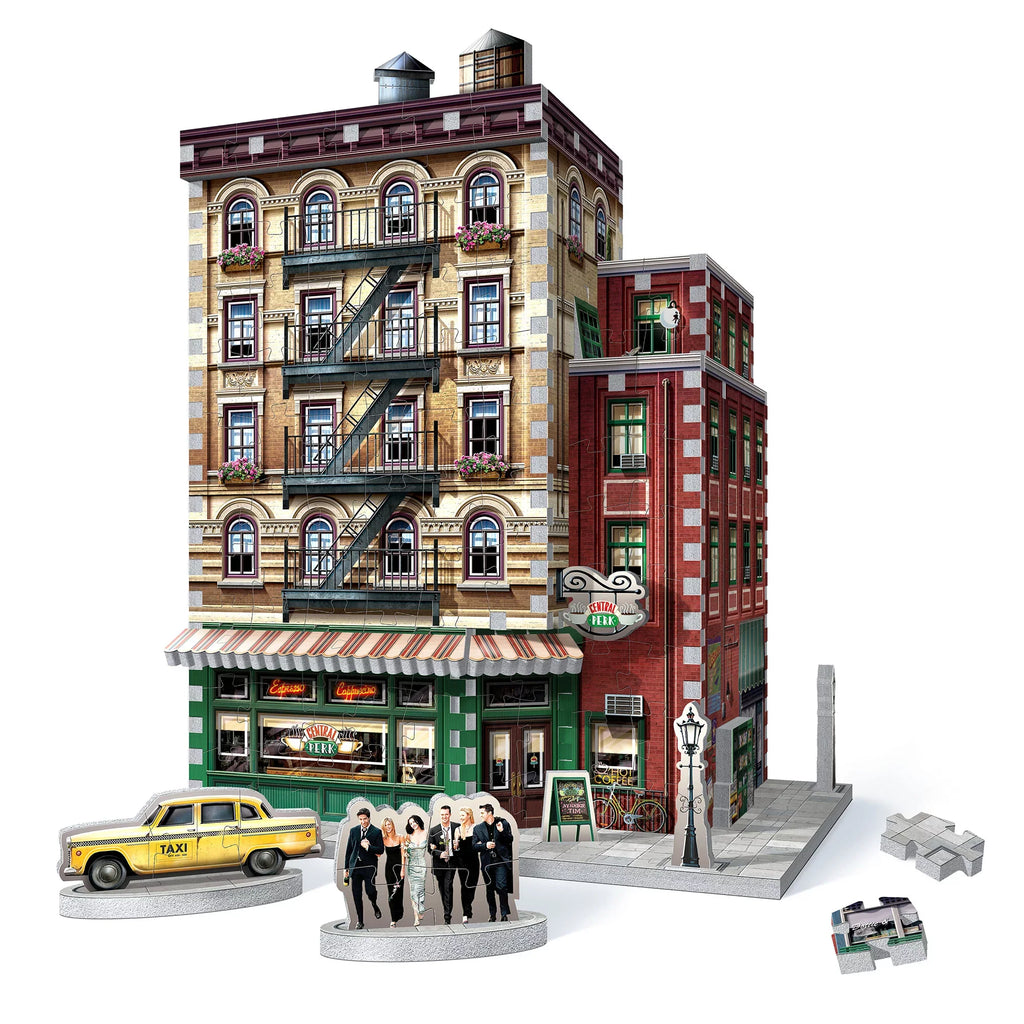 Wrebbit 3D - Friends  Series Central Perk Coffee Shop 440-Piece 3D Jigsaw Puzzle