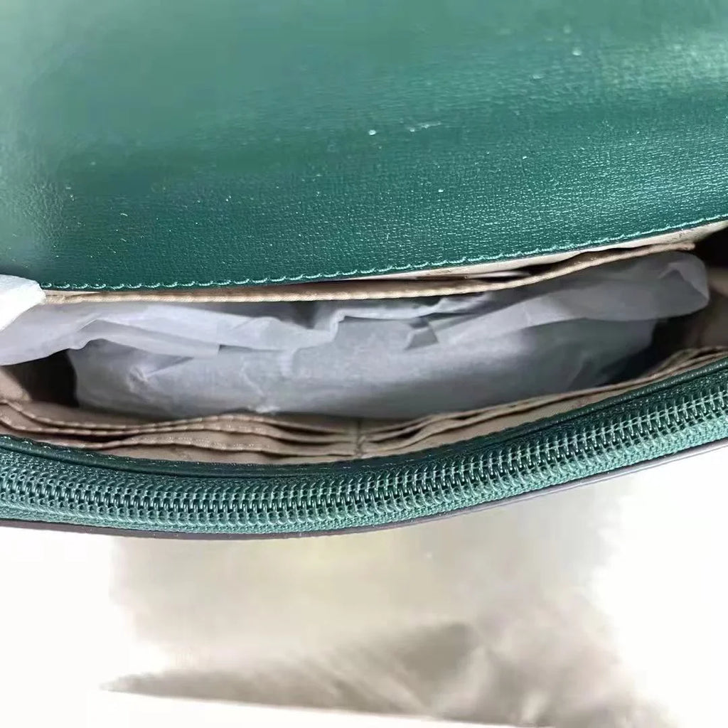 Michael Kors Rose 35F1Gx0L2B Medium Flap Shldr Messenger Bag In Racing Green