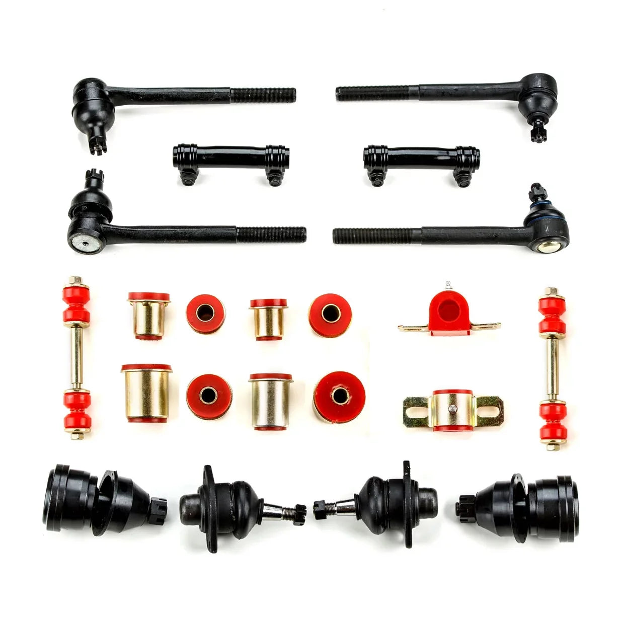 Red Poly Front End Suspension Rebuild Kit Fits 1977 - 1979 Chevrolet Full Size
