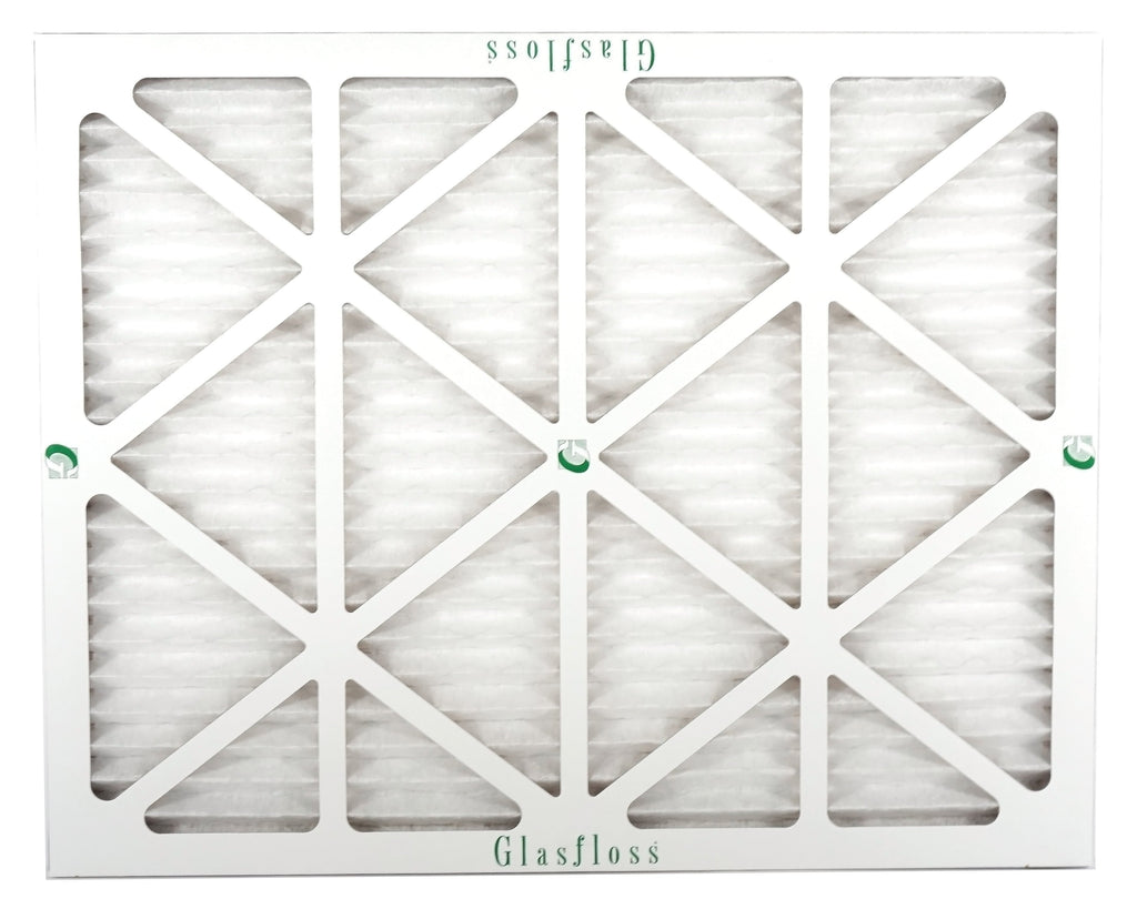 Glasfloss 22x28x1 -  10 -Qty:6 - Furnace Air Filter - Made in  (Actual Size: 21.5 x 27.5x7/8 inch)