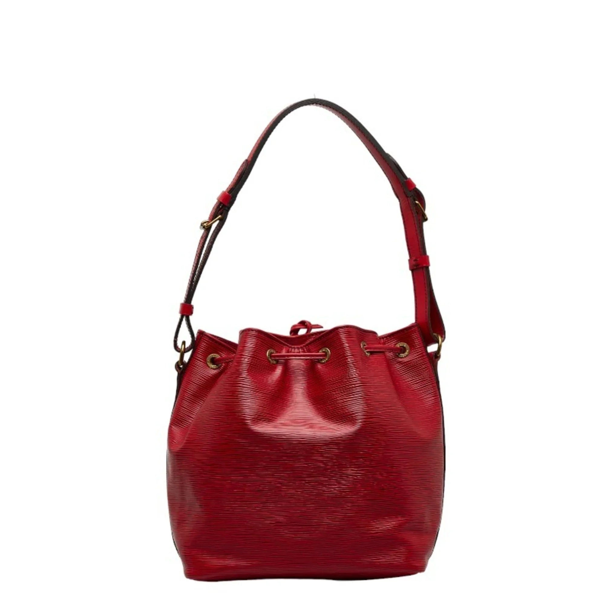 Pre-Owned Louis Vuitton Epi Petit Noe One Shoulder Bag Handbag M44107 Castilian Red Leather Ladies   (Good)