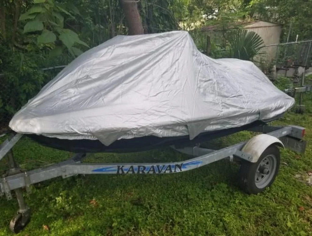 Reflective, Travel, Storage and Mooring Watercraft  Jet Ski Cover for Sea Doo Bombardier  2001 2002 2003 2004 2005
