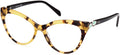 Eyeglasses Emilio Pucci  5196 055 Yellow/Havana / Shiny Black