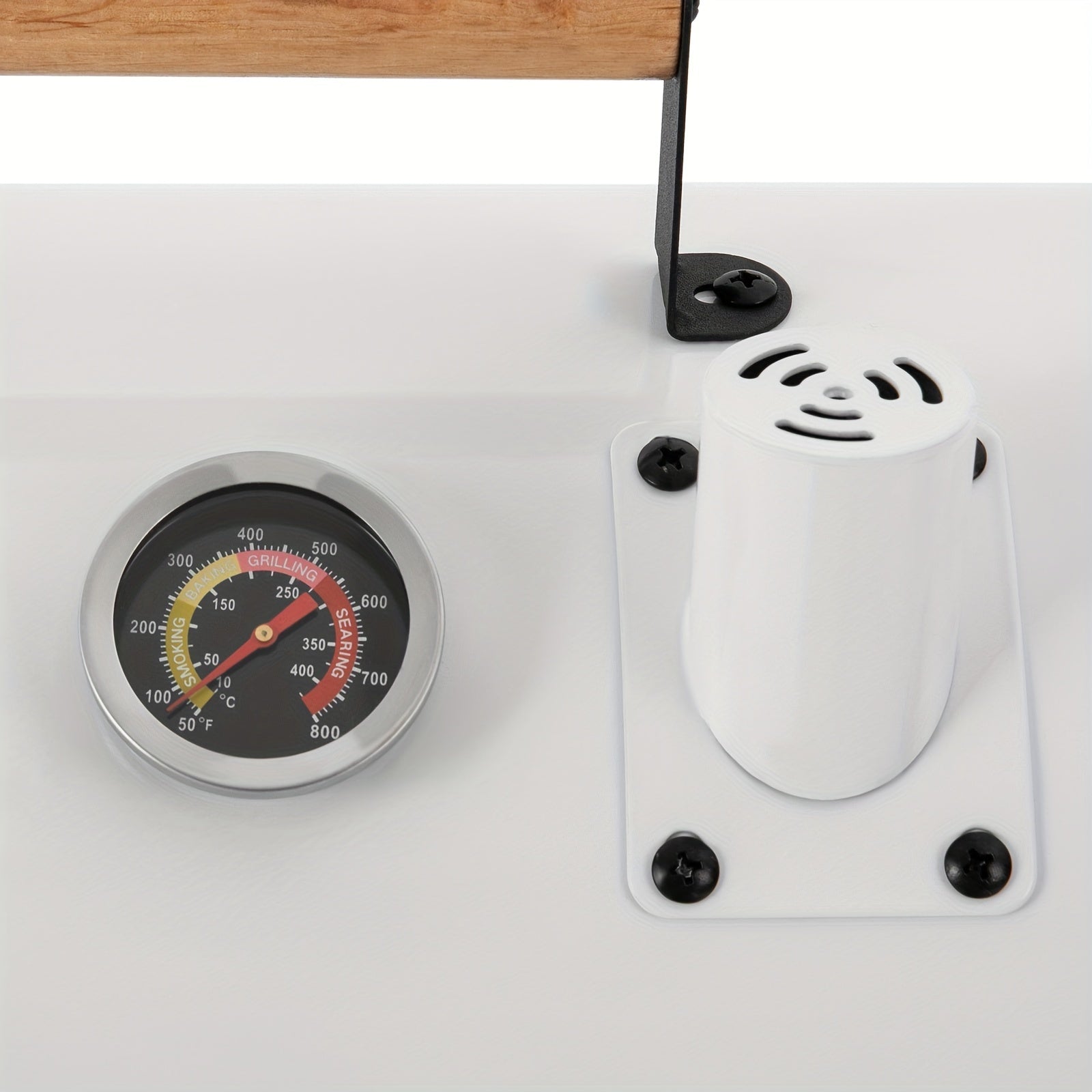DFSDFGF32 White Multi-functional  Grill with Thermometer