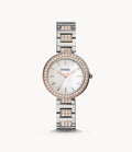 Fossil BQ3337 Karli Three-Hand Two-Tone Stainless Steel Watch