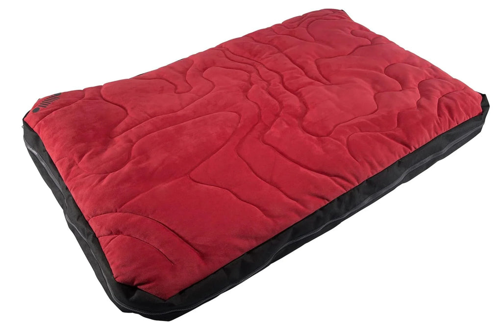 Jeep Venture Sleeping Bag Dog Bed, Colorado Red, Large