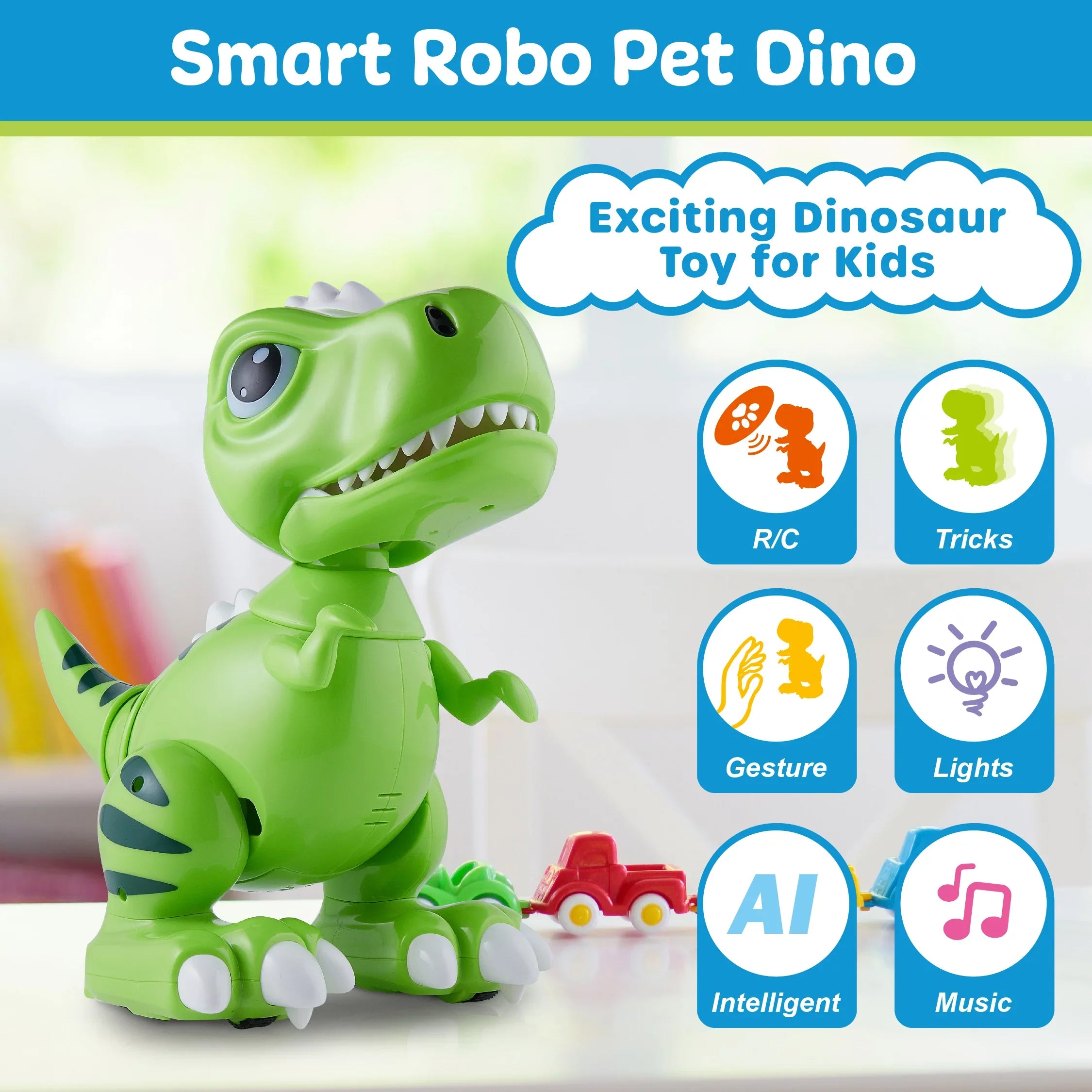 Power Your Fun Robot Pet T-Rex