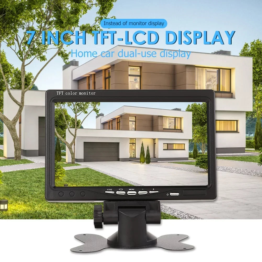 7'' Backup Camera and Monitor Kit System Back Parking Night Vision For Truck