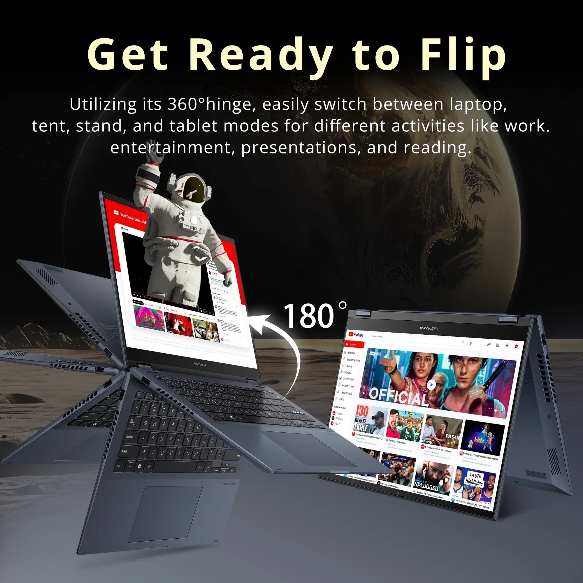Vivobook S 14 Flip 14"  Touch Display, Intel Core i5-12500H , 8GB DDR4 , 512GB , NumberPad, Thunderbolt 4, Windows 11 Home, Quiet Blue, Hotface 32GB  Card