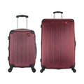Intely 2-Piece Plastic Luggage Set Wine (DKINT0SM-)