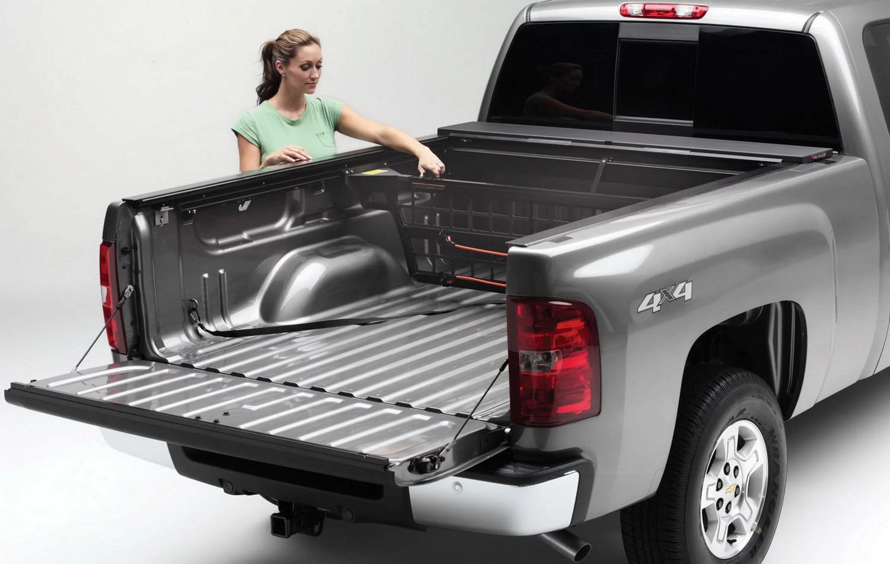Roll-N-Lock by RealTruck CM262 Cargo Manager Rolling Truck Bed Divider; Compatible with Select 2015-2022 Chevrolet Colorado, 2015-2022  Canyon