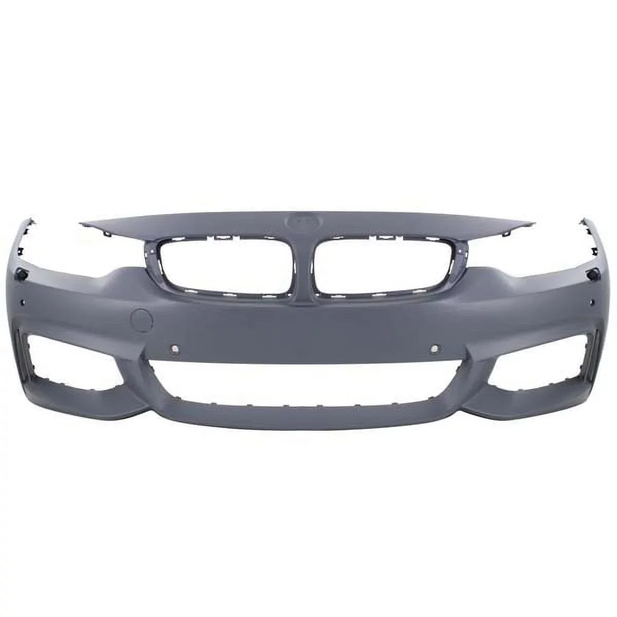 For 14-16 4-Sereis Front Bumper Cover Assembly Plastic w/o Sensor Hole BM1000343