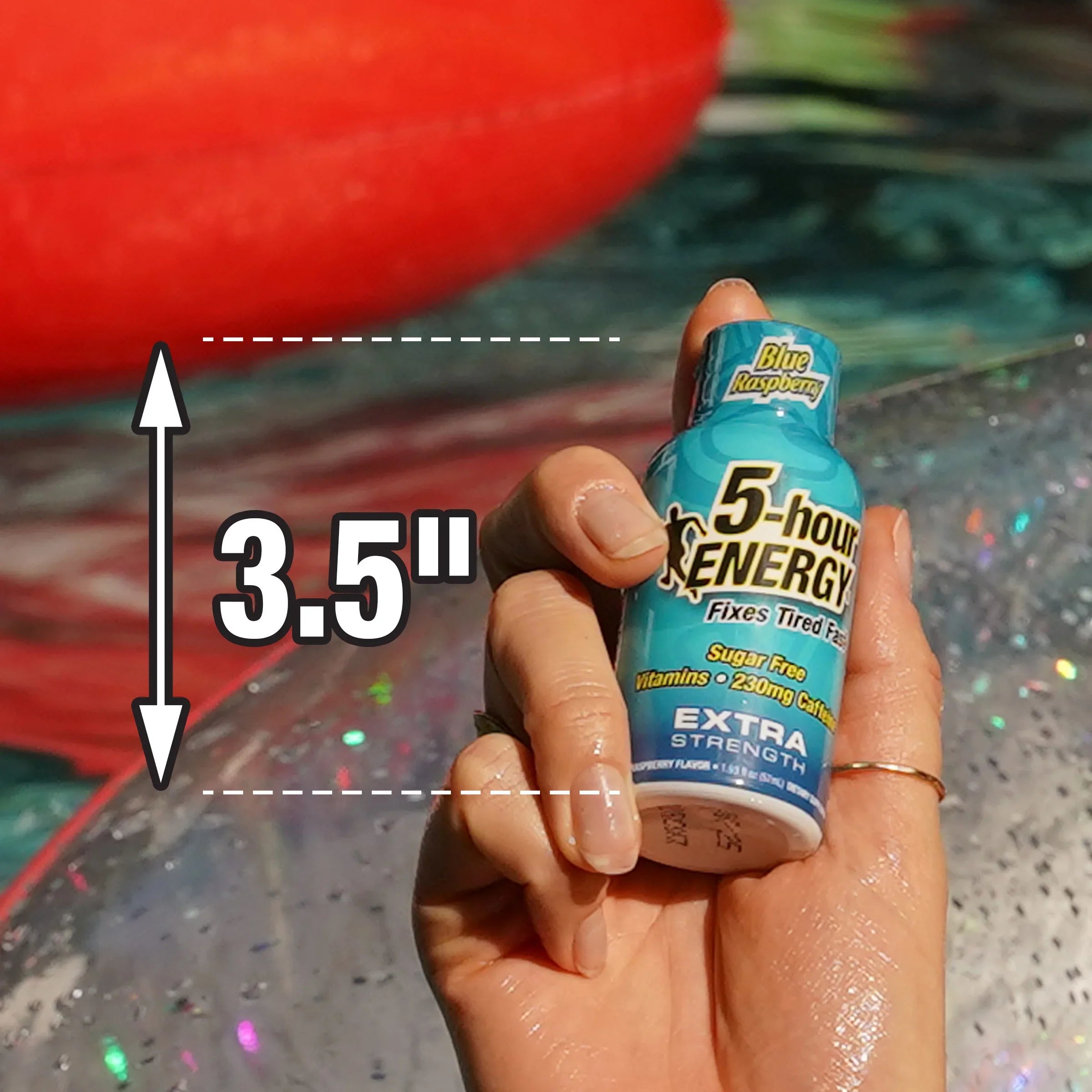 5-hour  Shot, Extra Strength, Blue Raspberry, 12 Count