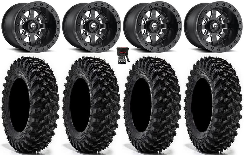 Fuel Maverick Bdlk 15" Wheels Mi (4+3) 32" Warrior  Tires Sportsman  Ranger