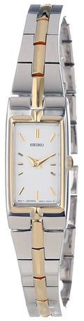 Seiko Women's Ladies' Bracelet Watch - Gold & Stainless - White Dial - SIZEZC40